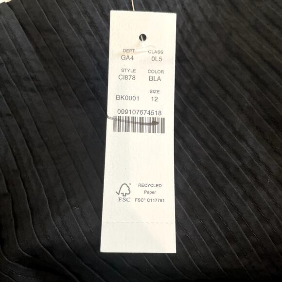 J.Crew Collection Strapless Notched Maxi Dress LBD Party Wedding CI878 Black 12 - Picture 15 of 16